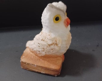 ヴィンテージ アラバスター フクロウの置物 - Etsy 日本