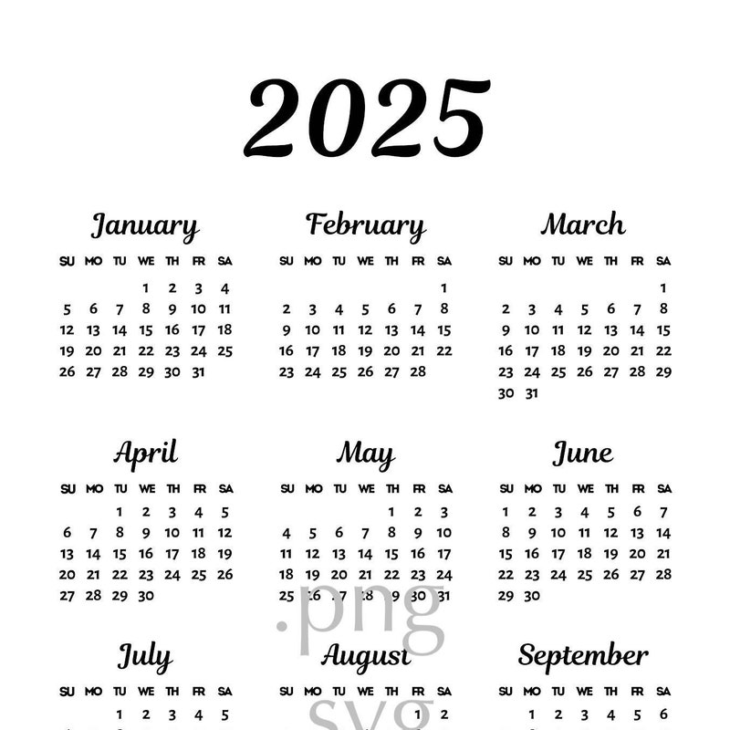 2025 Calendar Mouse Pad Etsy