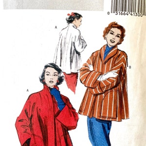 Retro Coat Sewing pattern, Unused, Uncut factory folded - Uni size