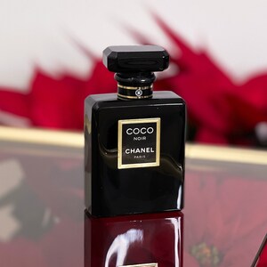 Vintage Chanel Coco Noir Eau De Parfum 1.7 Fl Oz 50 Ml Empty Bottle With Bo