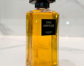 Vintage Lanvin Arpege Perfume 1924 Art Deco Splash large Bottle, 200ml