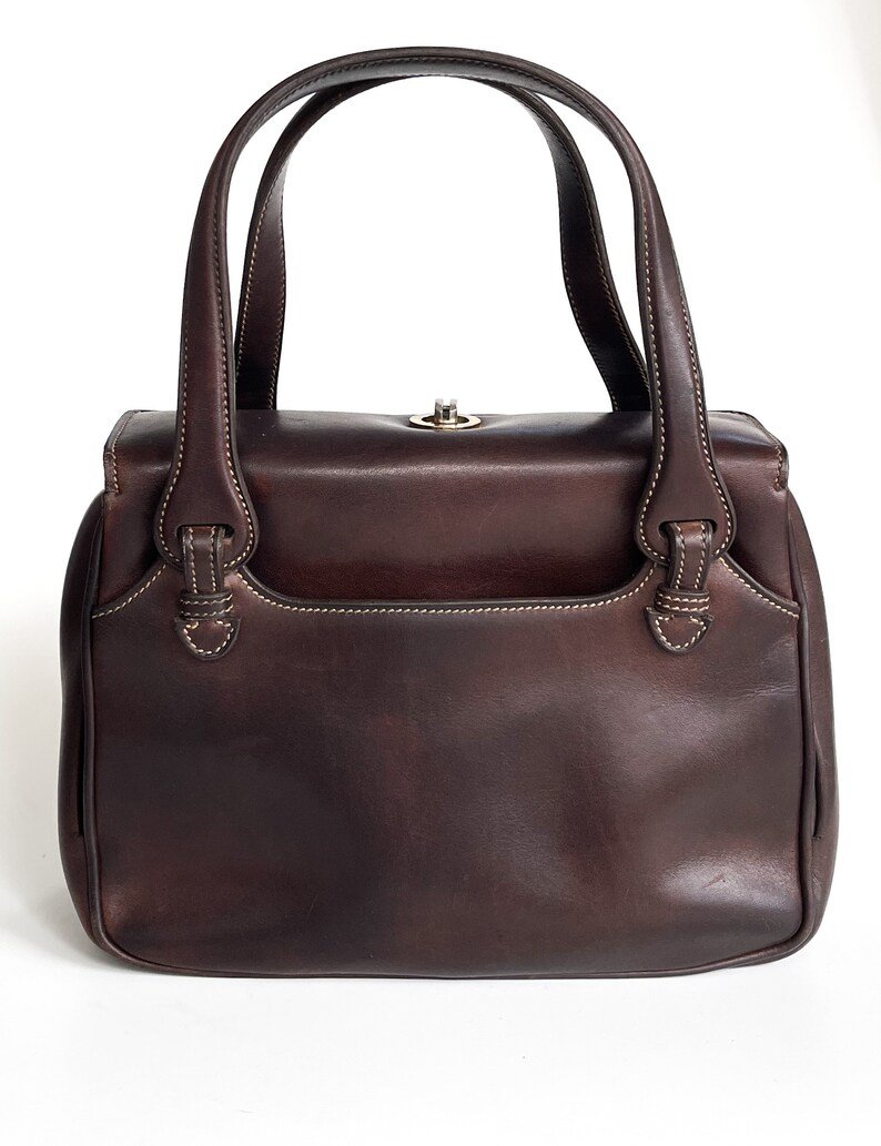 Vintage Gucci Bag Brown Leather Gucci Handbag Chocolate Leather Bag vintage-gucci-bag-brown-leather-gucci-handbag-chocolate-leather-bag