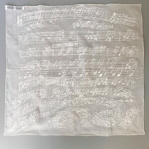 Vintage Hermès scarf Music Silk Scarf – Benoît Jacques Design, Rare Musical Print