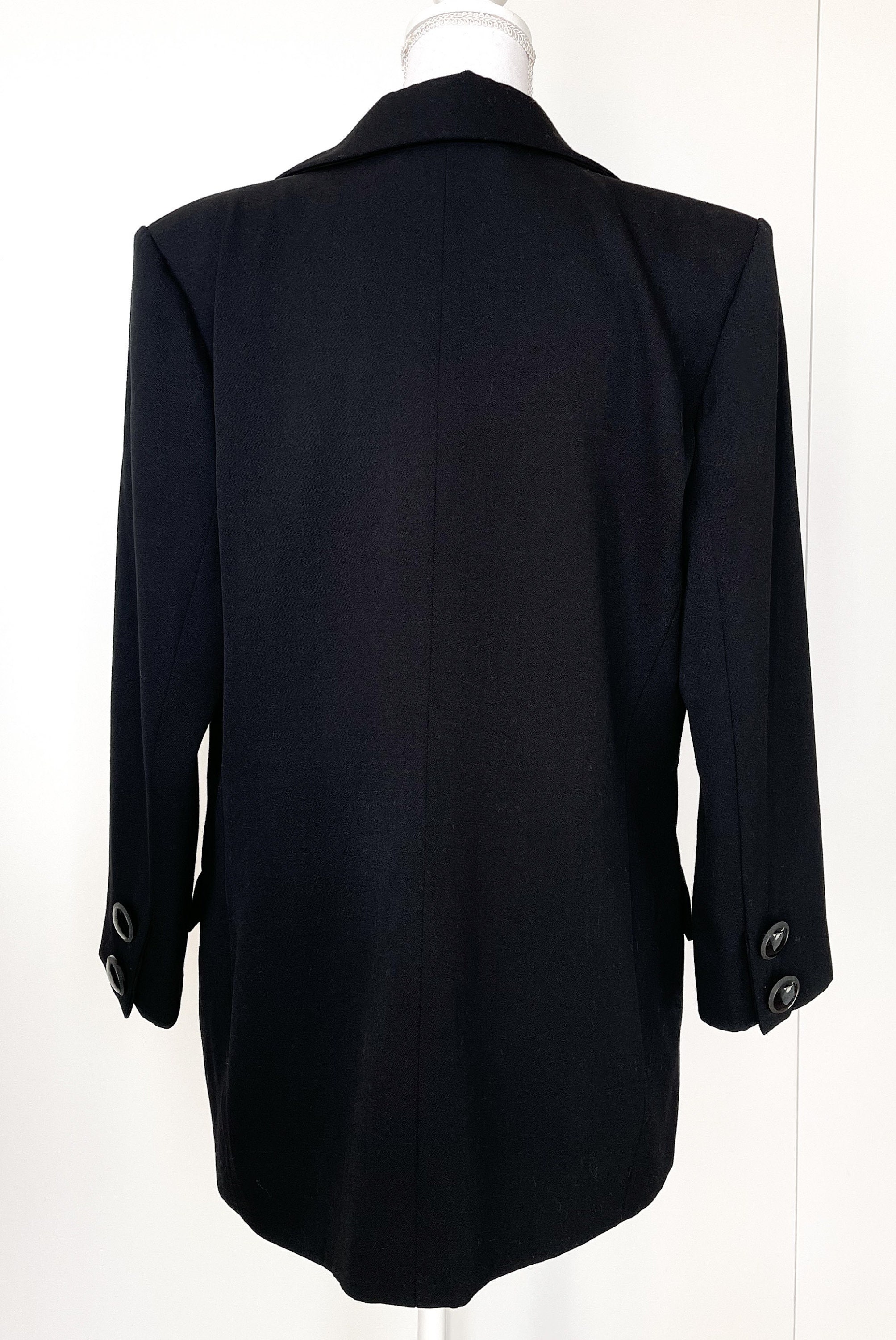 スーツ CELINE Women Suit Jackets 2V66R701T 38NO Black CLASSIC TUX JACKET IN MOHAIR AND SILK - BLACK | CELINE