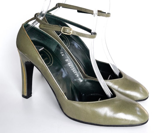 Vintage Christian Dior shoes Mary Jane ankle-stra… - image 4
