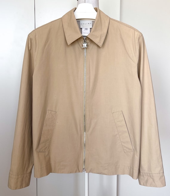 Vintage Celine Triomphe Jacket Celine Jacket Beige Trench