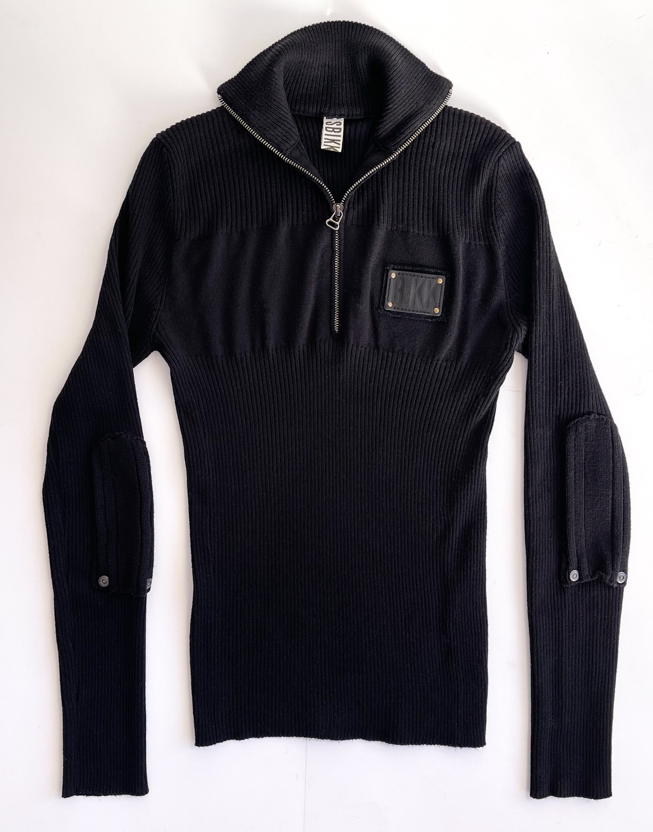 Dirk Bikkembergs Trimmed Knit Zip Hoodie – Vertical Rags