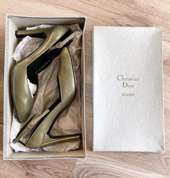 Vintage Christian Dior shoes Mary Jane ankle-stra… - image 2