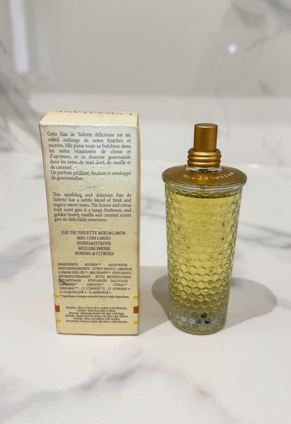 Vintage L'occitane Honey & Lemon Eau De Toilette (100ml/3.4oz) - Etsy