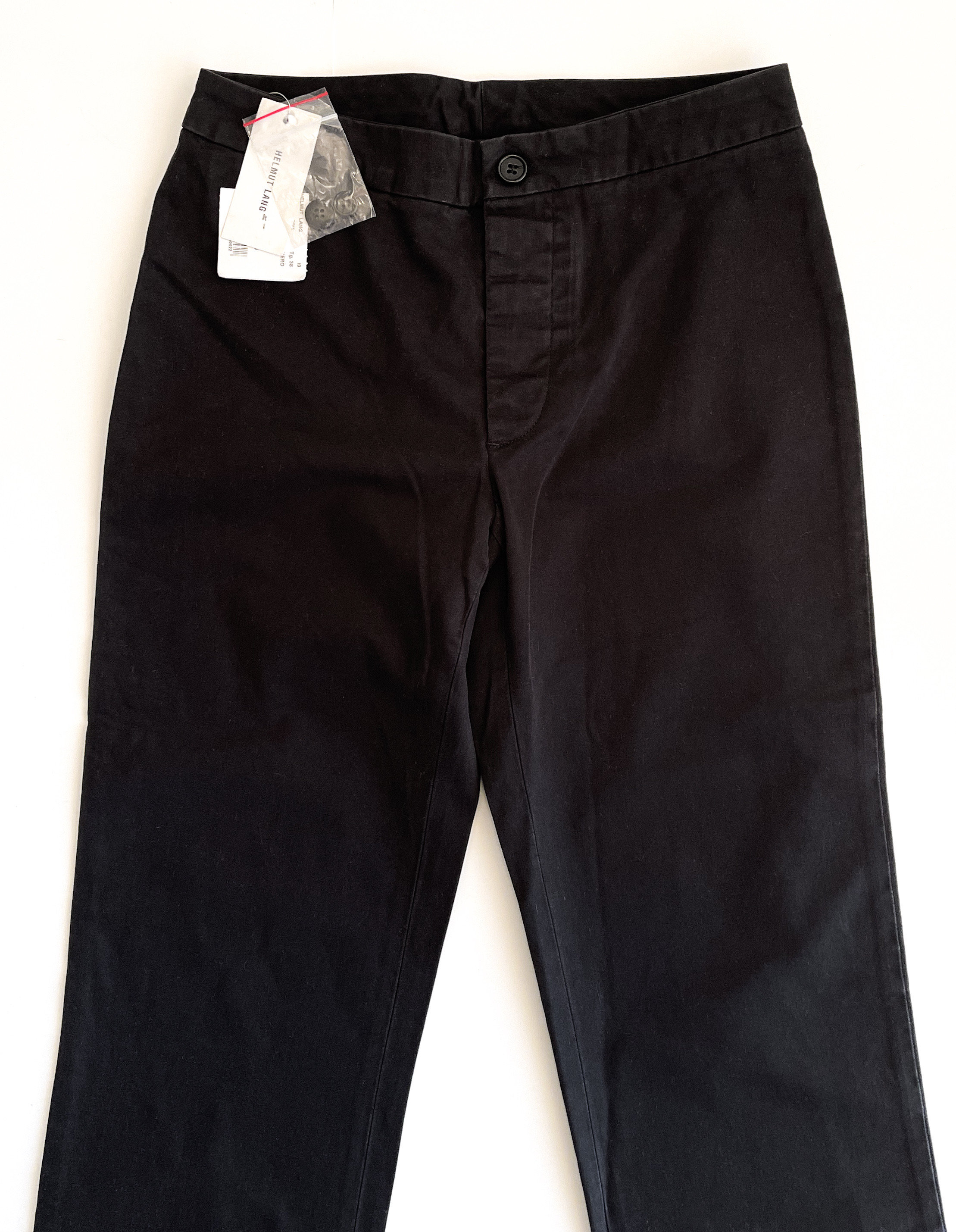 Vintage Helmut Lang Black Cotton Trousers (XS-S) Pants Plain - Etsy UK