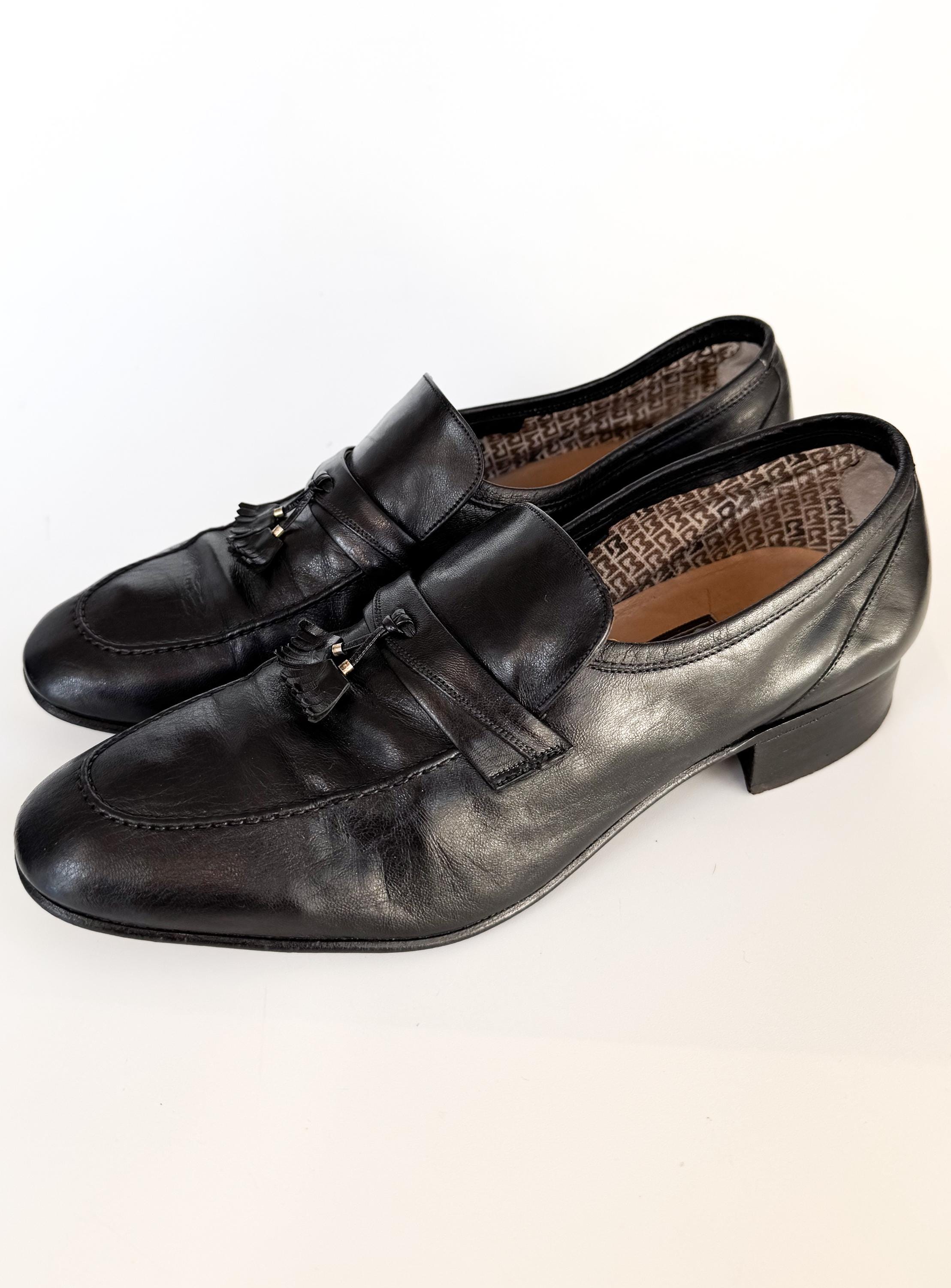 Christian Dior Men\'s vintage Leather  loafers size 7.5 Dior Boy Loafer Black Brushed Calfskin | DIOR US main image 2