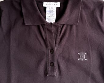 CELINE ブラウン ポロシャツ Lサイズ 楽天市場】セリーヌ（ポロシャツ