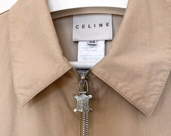 ジャケット Celine Cotone Azzurro Caratteristico Motivo Triomphe Bottoni 2Y04H121O-BZZ9_2_FW24_P1_M.jpg
