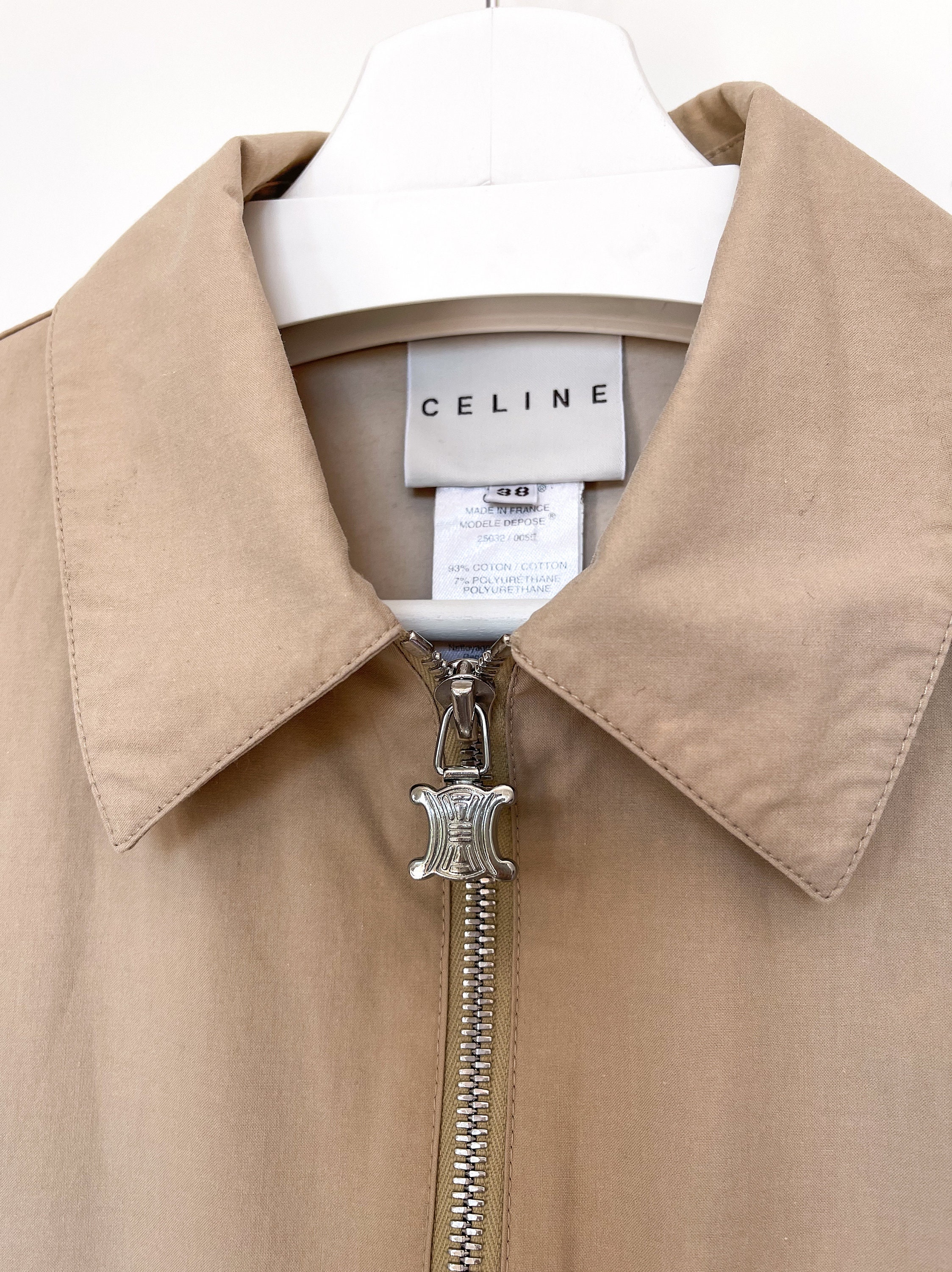 CELINE Trench Coat Vintage Size One Size Beige From Japan | eBay