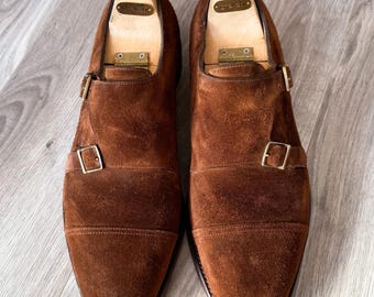 Vintage John Lobb Brown Suede Shoes 9,5 43,5 EU John Lobb William 