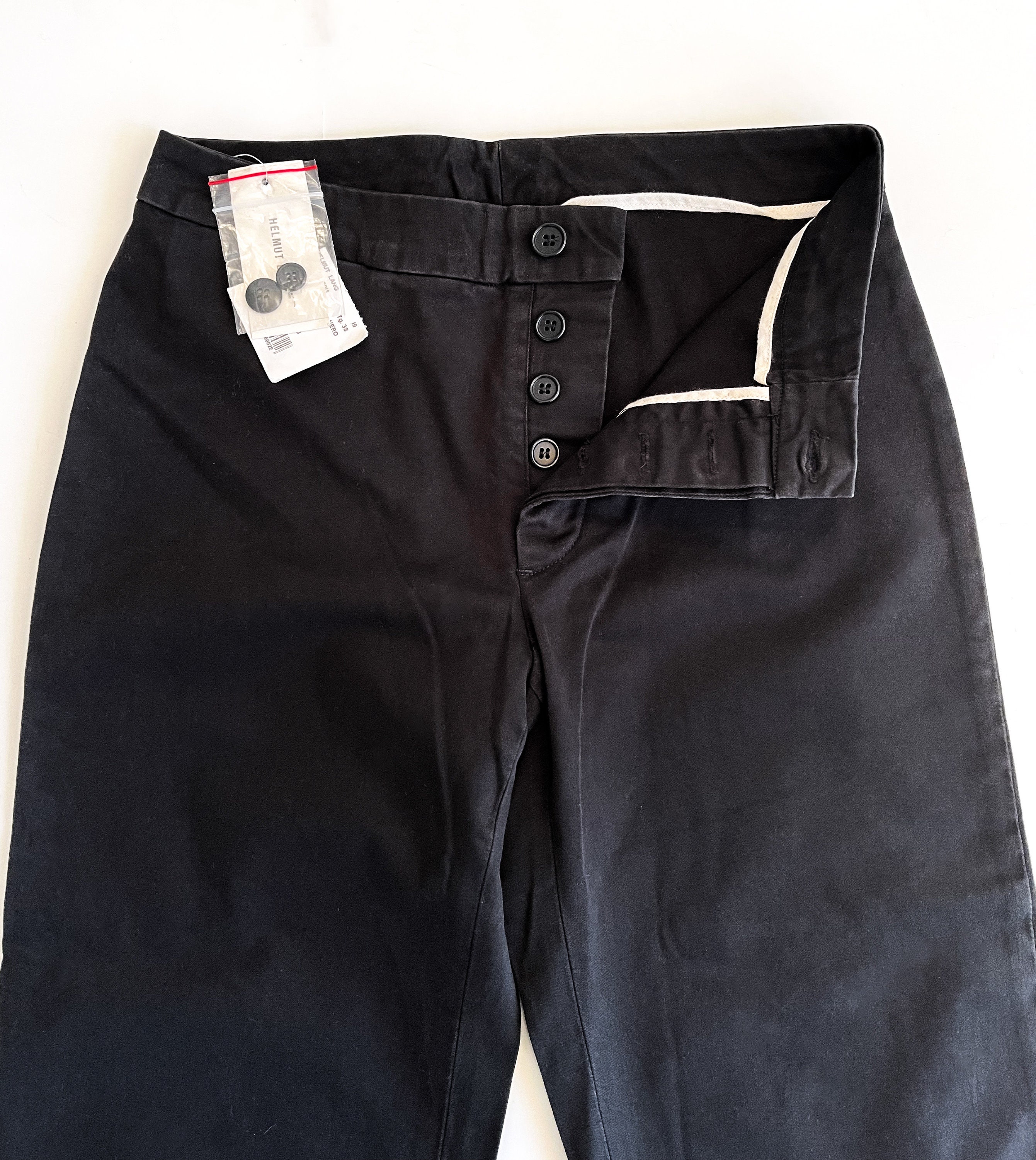 Vintage Helmut Lang Black Pants Straight Trousers 100 Vintage Helmut Lang Black Pants Straight Trousers 100