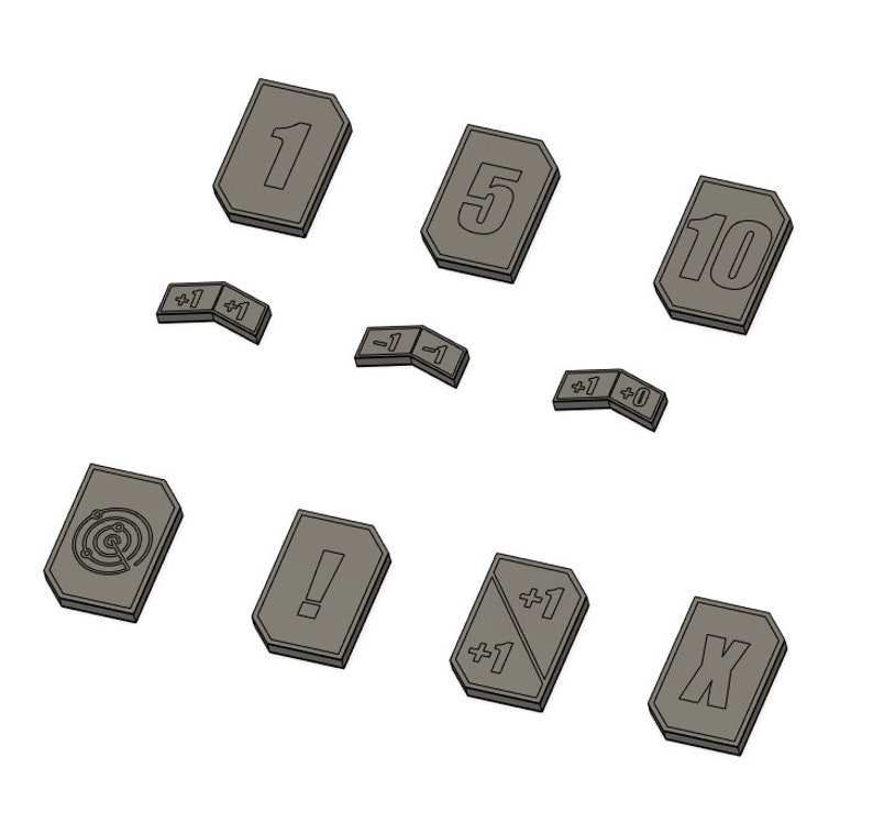 Star Wars Unlimited Alternative Tokens for 3D printer image 1