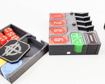 Box + Alternative acrylic tokens for Star Wars Unlimited