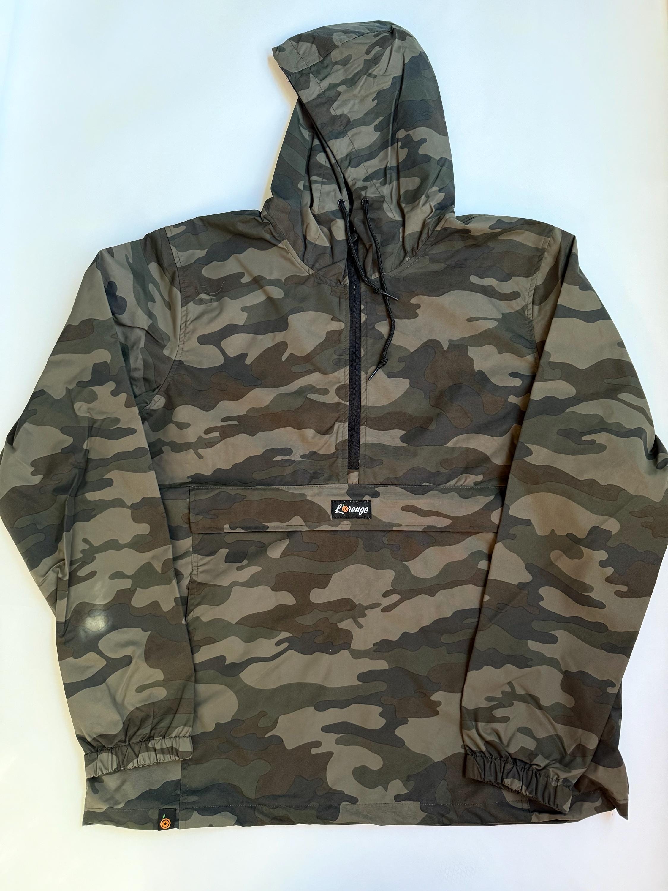 Camo Anorak Pullover Jacket