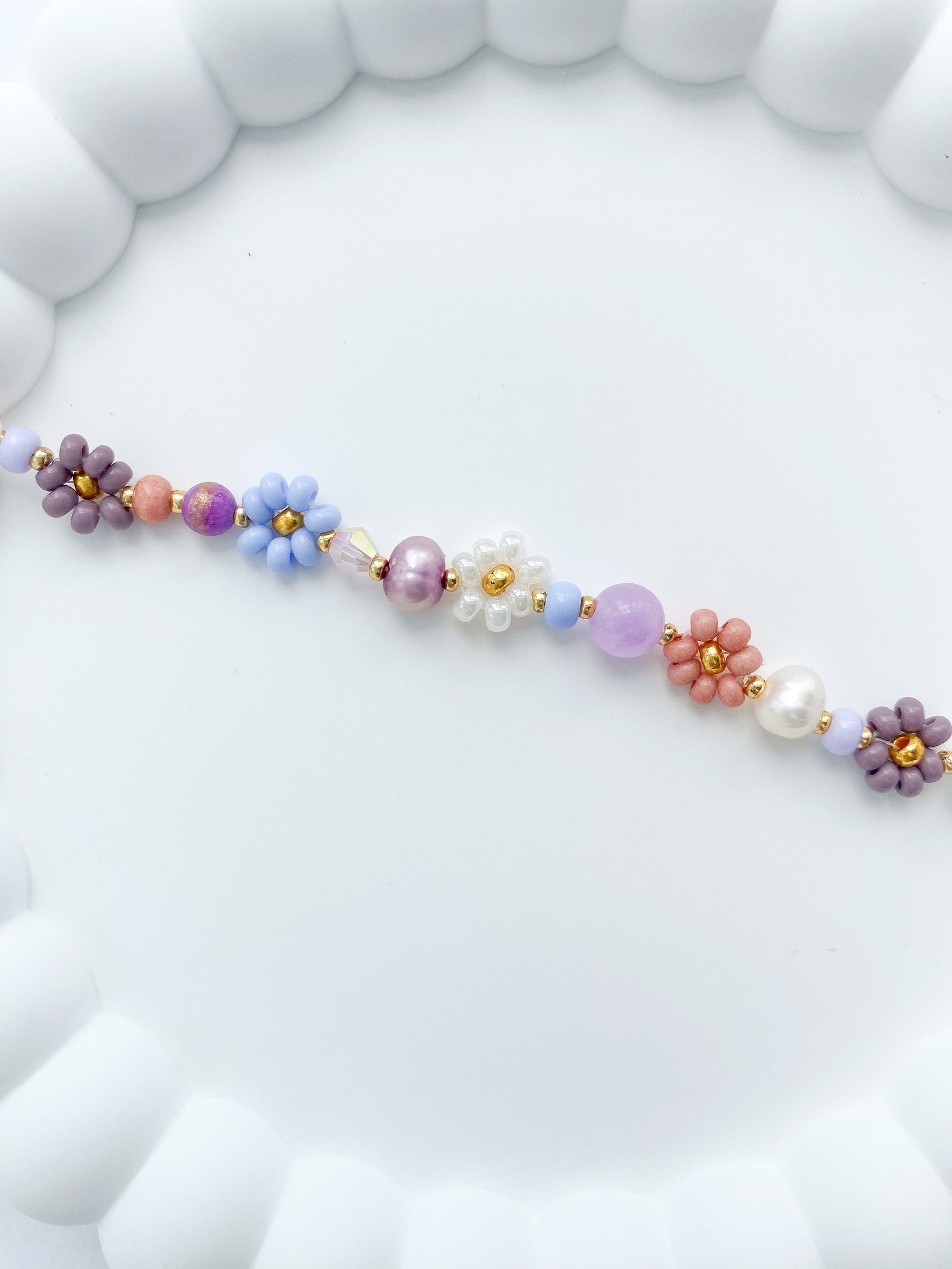 Lila Stretch Bracelet in Natural