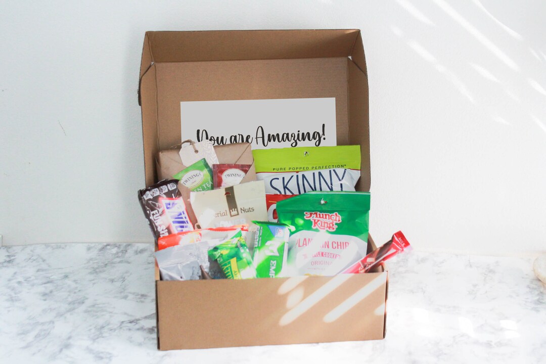 Blind Date With a Book Box, Mystery Book Box With Snacks, Gift Box for