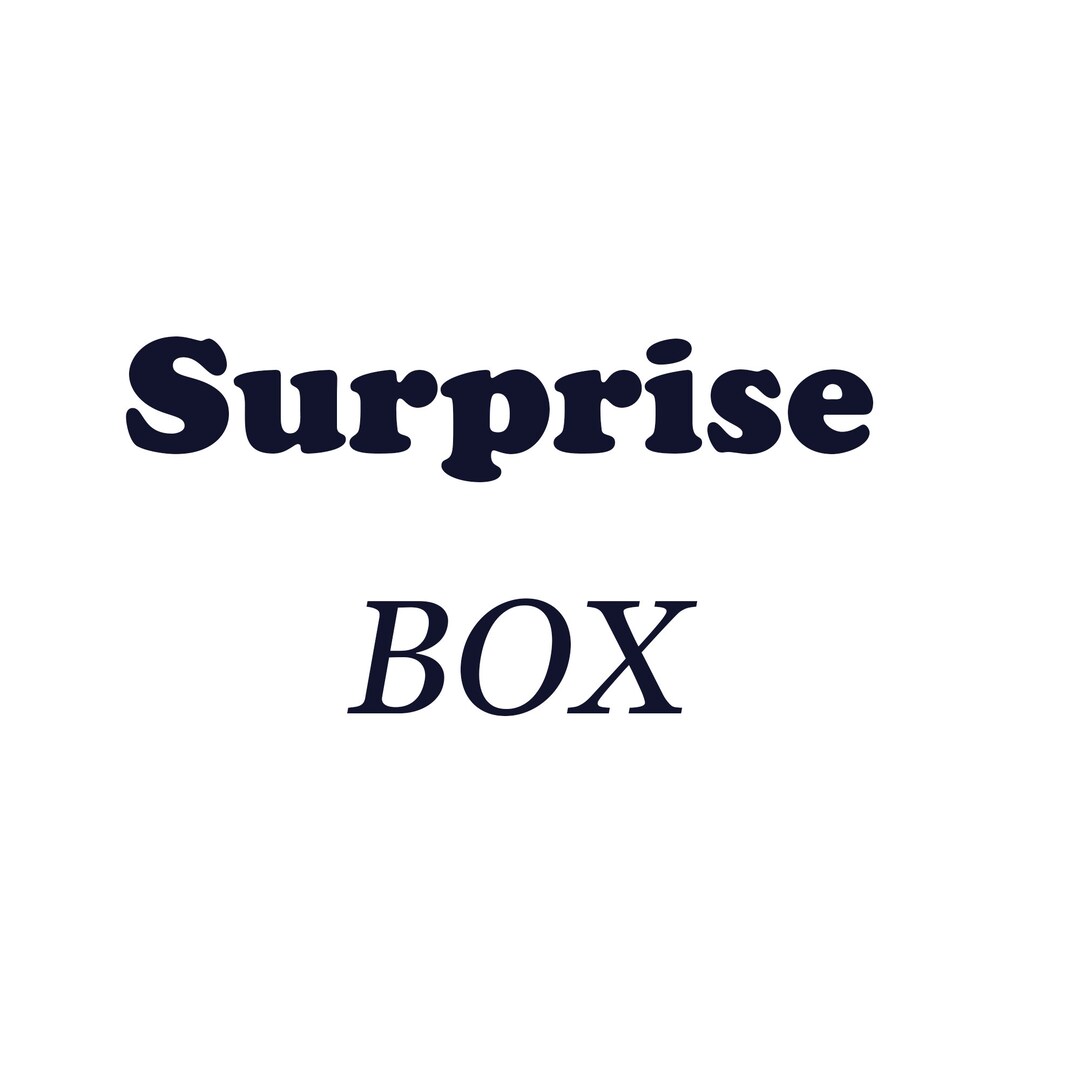 SURPRISE Sticker and Washi Tape Box for Scrapbook, Gift Box Junk ...