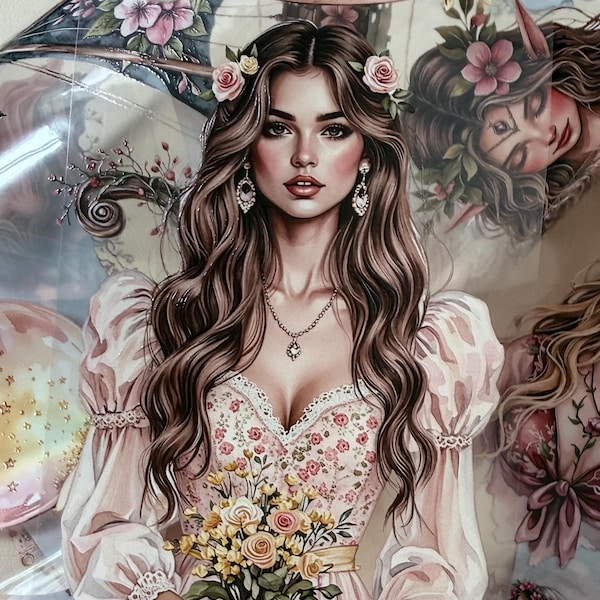 Sunstone Bohemian Caravan and  Elven Whispers 3D PET Foil Washi Tape