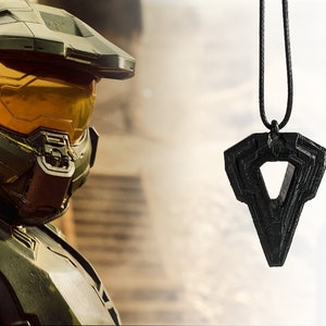 Halo Inspired Keystone Necklace / Keychain