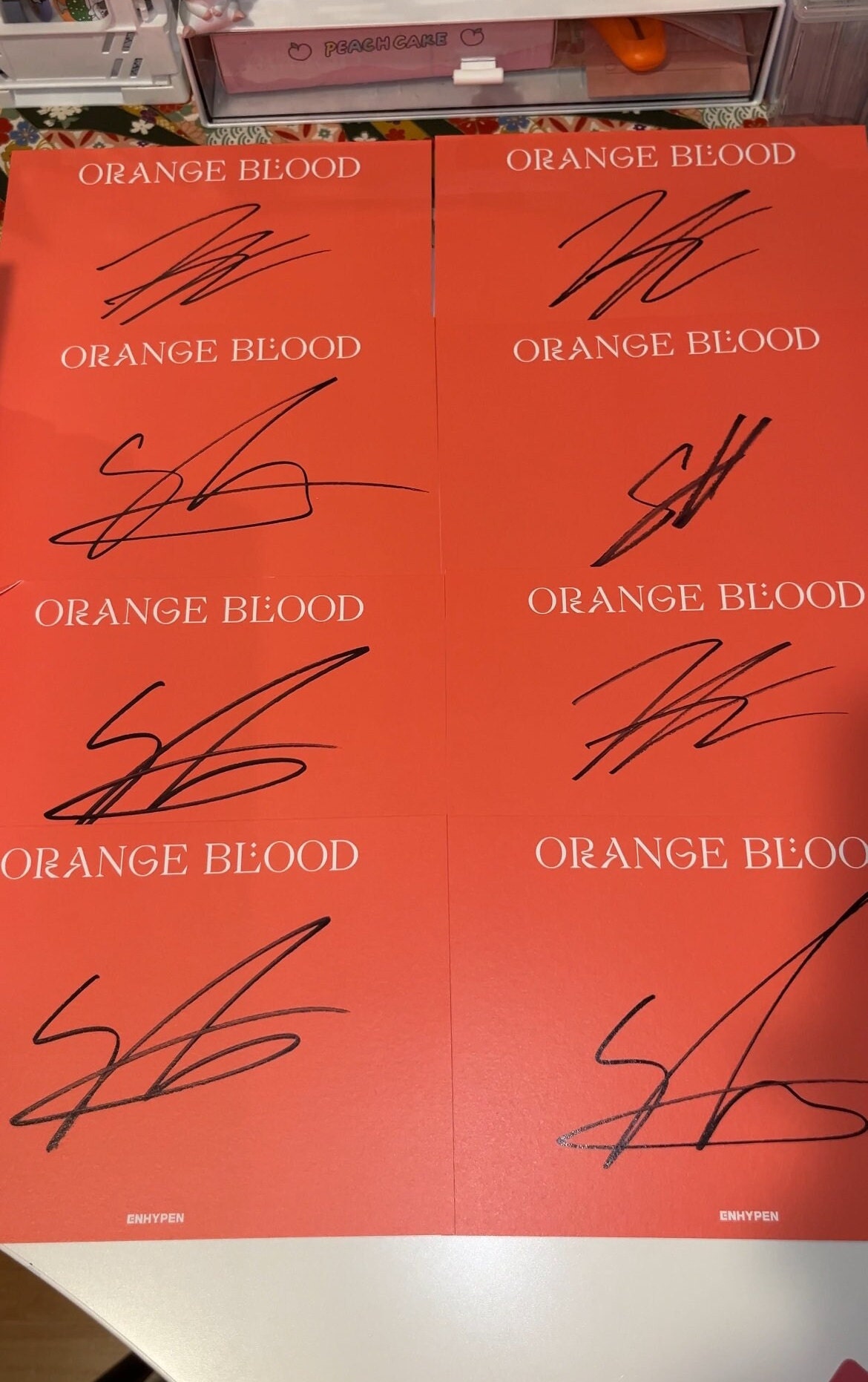 Enhypen Orange Blood Signed Postcards - Etsy Enhypen Orange Blood Signed Postcards - Etsy