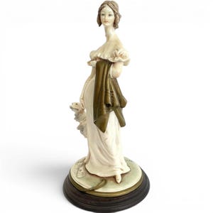 アールデコ調 女性とグレイハウンドの彫刻オブジェ Greyhound Lady Figurine - Etsy