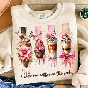 Coffee Coquette PNG, Coffee Lovers PNG, Cute Coffee Shirt Designs, Coquette Coffee Sublimation Designs, Trendy Coffee PNG, Commercial Use