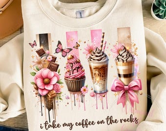 Coffee Coquette PNG, Coffee Lovers PNG, Cute Coffee Shirt Designs, Coquette Coffee Sublimation Designs, Trendy Coffee PNG, Commercial Use