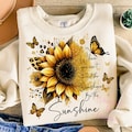 When You Can't Find The Sunshine Be The Sunshine PNG, Sunflower, Inspirational Quotes PNG, Motivational Phrase Illustrations, Positive Art