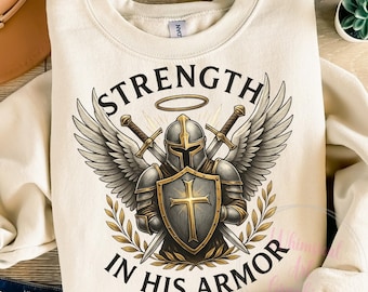 Warrior of God Design, Jesus, Christian PNG, Religious, Whole Armor of God, Armor of God PNG Bundle, Sublimation Download, Commercial Use