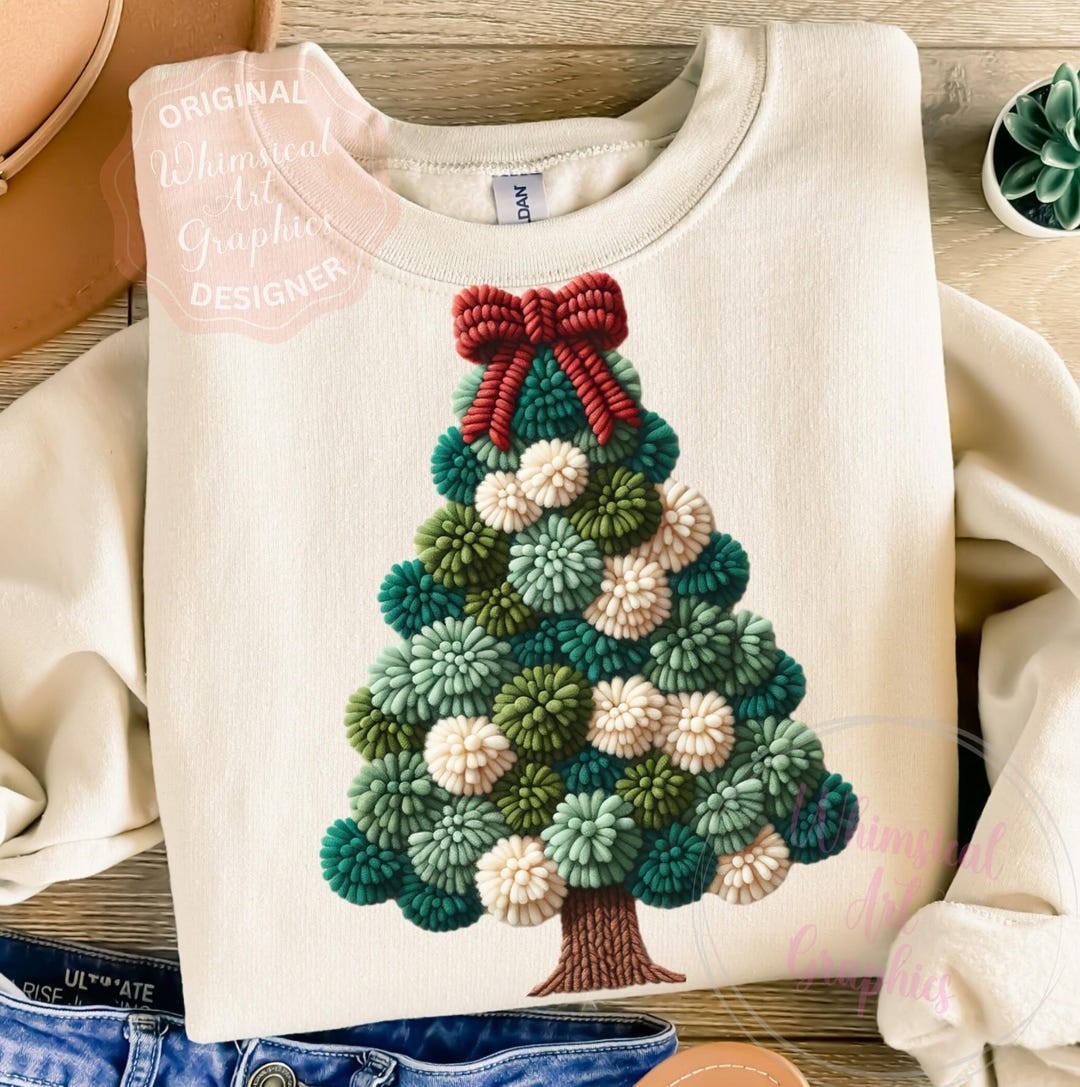 Maglietta Natalizia Donna Con Albero Di Natale | Morbida E Originale Per Le Feste - 2