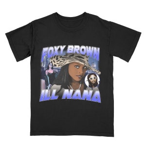 Foxy Brown Vintage Men's Fashion T-Shirt Casual Tees