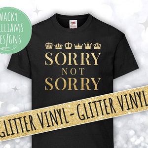 Koszulka SIX Musical - Glitter Sorry Not Sorry - Musical Theatre