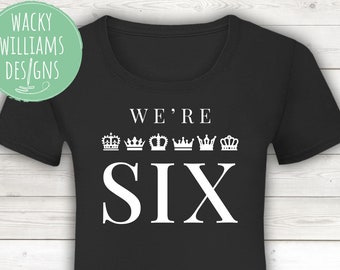 SIX Musical Ladies fitted T-Shirt - We're Six