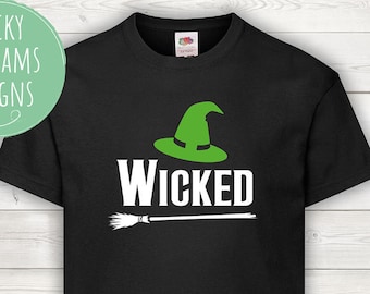 Wicked T-Shirt: Kids Theatre Musical Tee