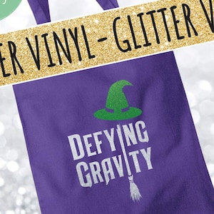 Defying Gravity Wicked Tote Bag: Cotton Musical Theatre Bag