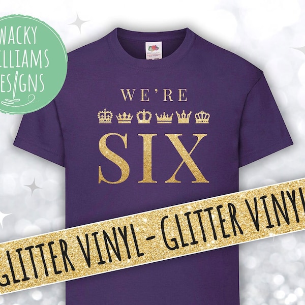 SIX Musical - Glitter T-Shirt - We're SIX