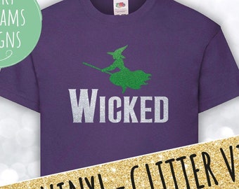 Glitter Wicked Witch T-Shirt: Musical Theatre Tee