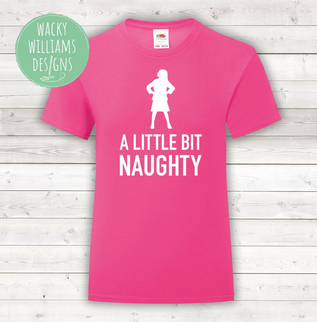MATILDA T-shirt, Little Bit Naughty - Etsy