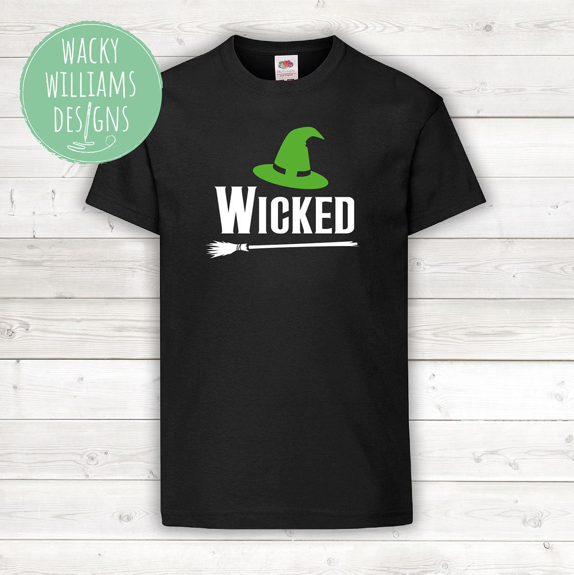 Wicked T-shirt: Kids Theatre Musical Tee - Etsy