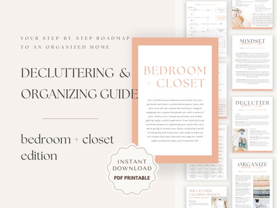 Tips and Tricks for Organizing a Closet and a Printable Worksheet