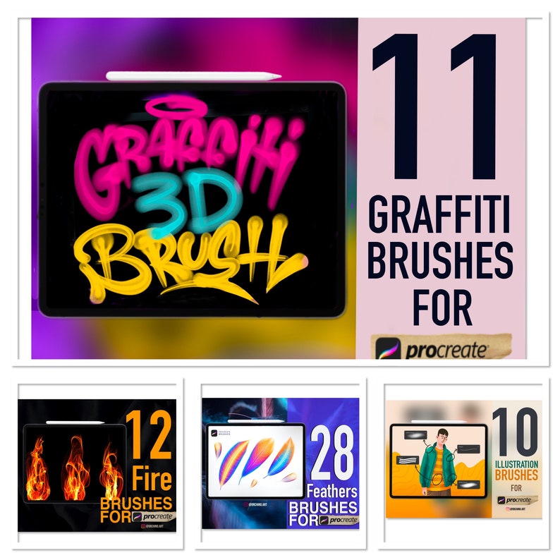 Over 2000 Procreate Brushes Procreate Brushes Bundle Etsy Over 2000 Procreate Brushes Procreate Brushes Bundle Etsy