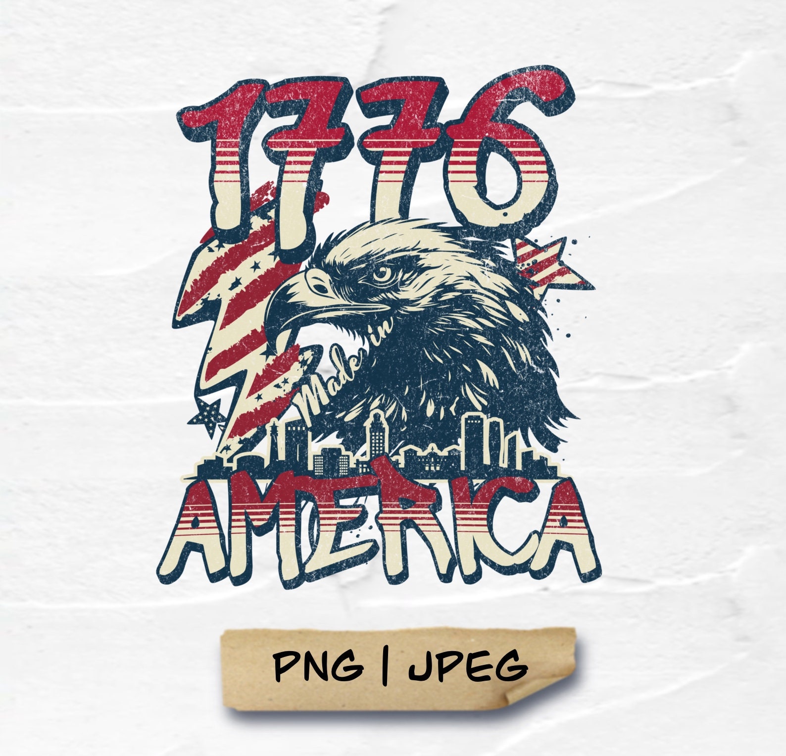 1776 Png, American Eagle Png , 1776 America 4th of July Png, Patriotic ...