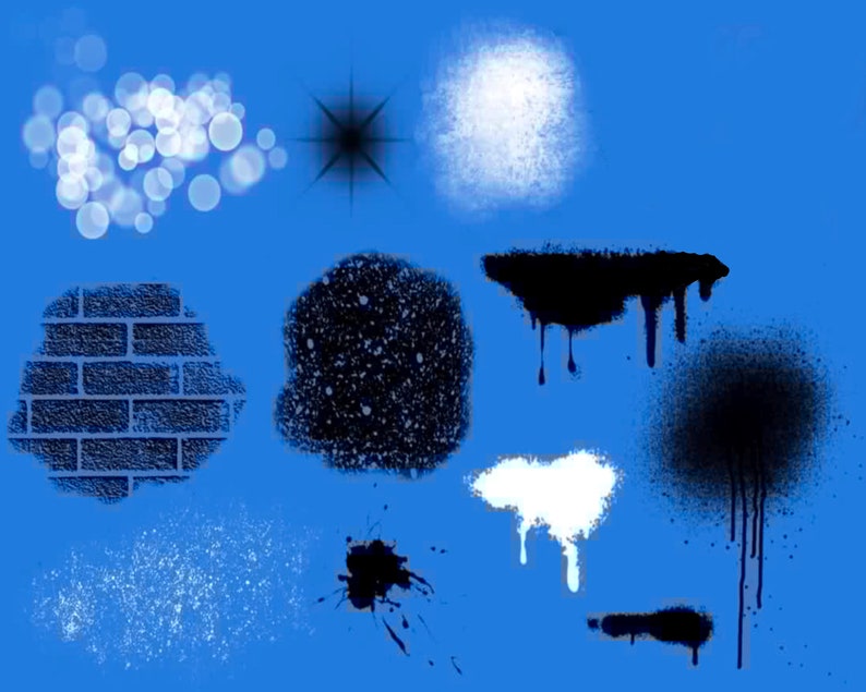 Spray Brushes for Procreate Etsy