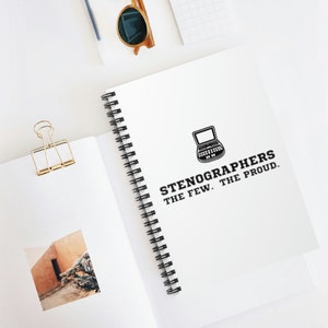 The Stenographers Spiral Notebook - Ruled Line