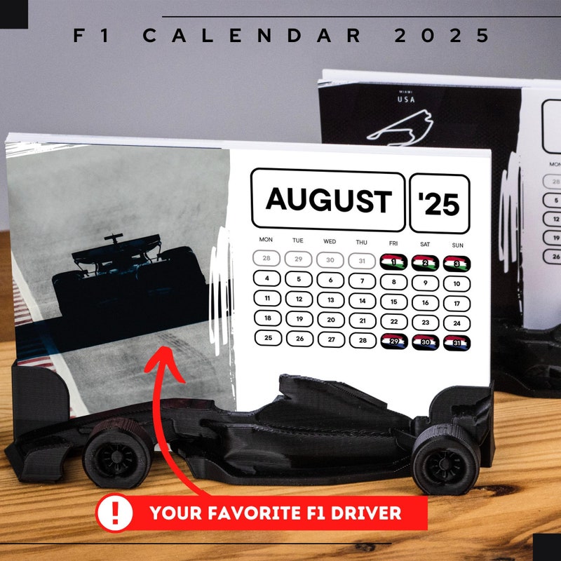 Formula 1 Advent Calendar Etsy